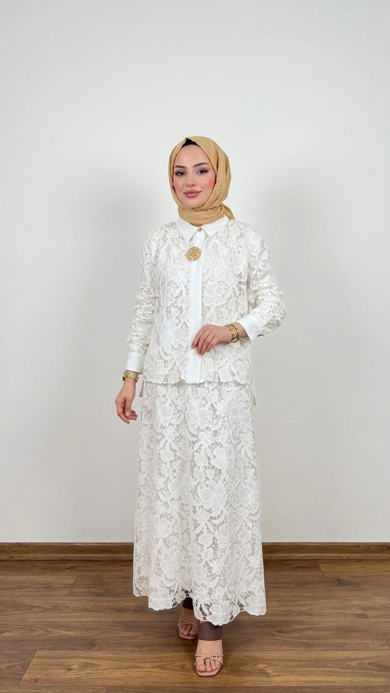 DANTEL MODEL ETEKLİ TAKIM