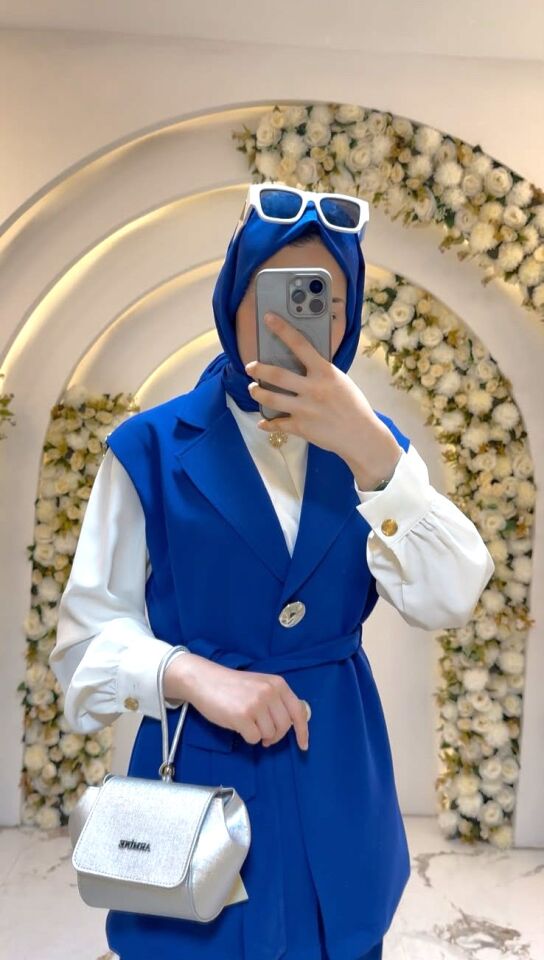 LACİVERT YELEK PANTOLON TAKIM
